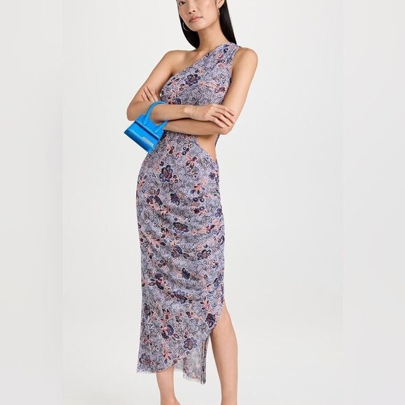 NWT MISA women's size xl Aries Midi dress - Picture 2 of 13